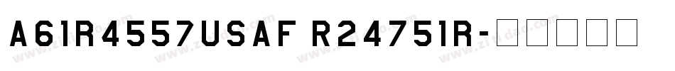 AmarilloUSAF Regular字体转换